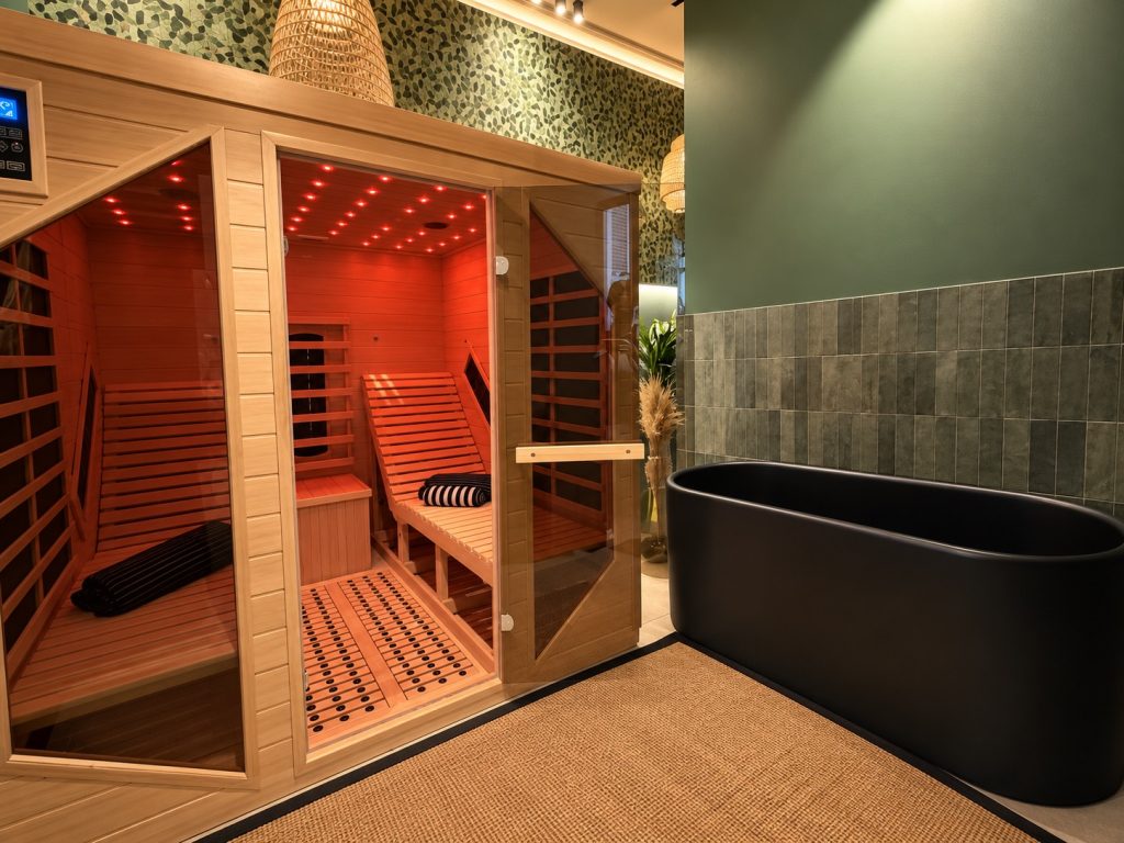 Sauna infrarouge et bain froid pour une séance de Deep Recovery à Nice